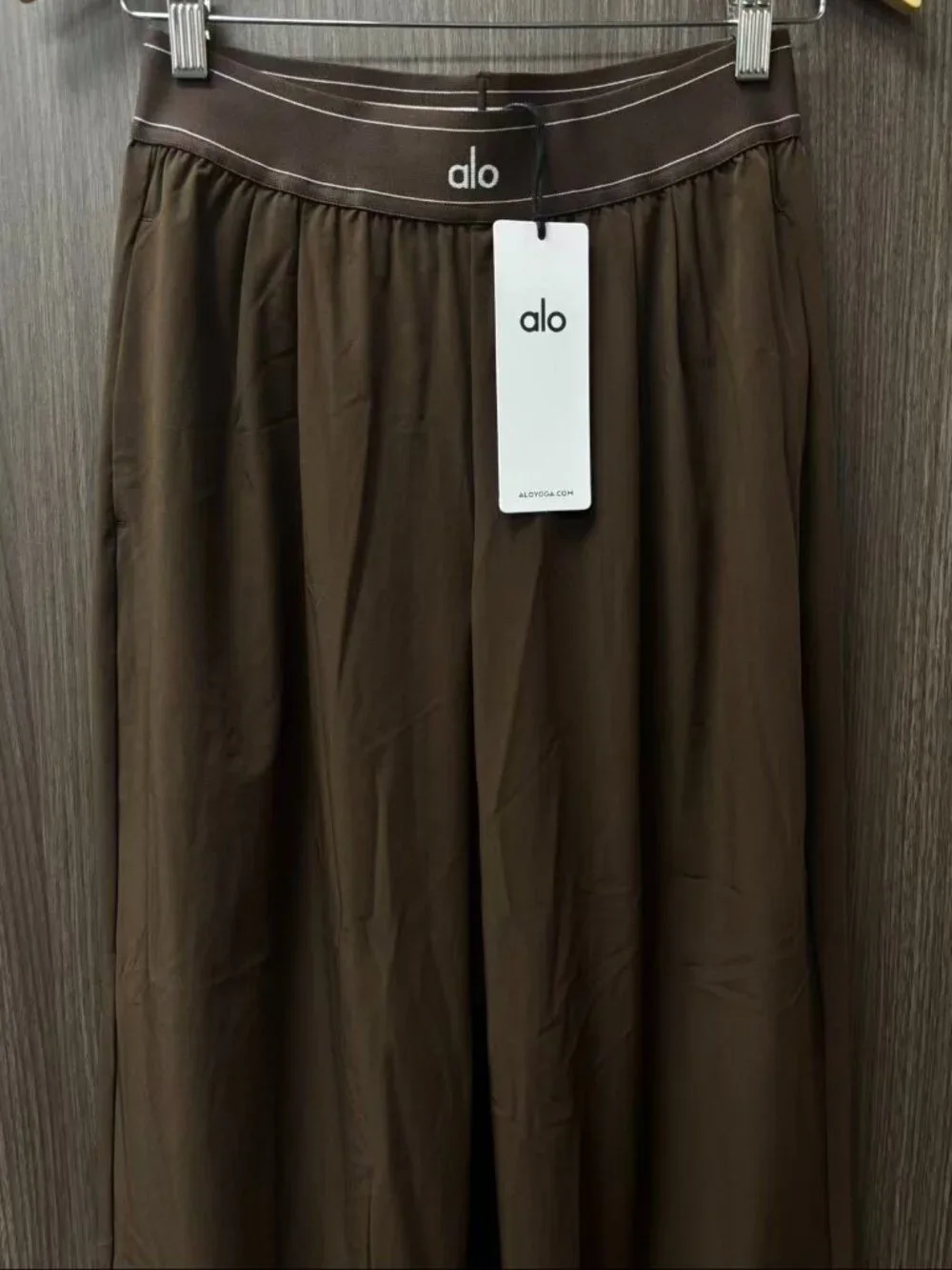 ALO Yoga Women's Coffee Brown Suit Pants 👑 Regular Size